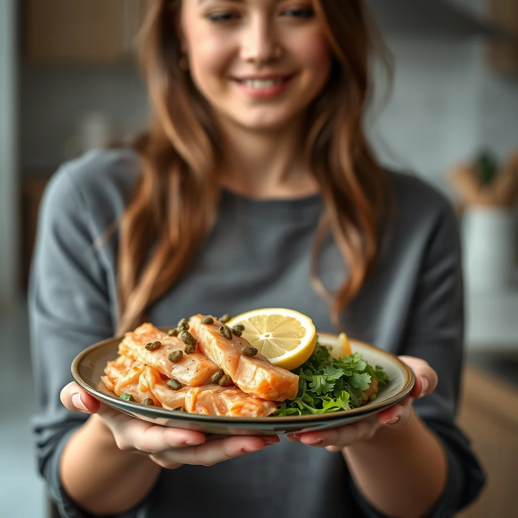 Salmon and Caper Salad with Lemon – paleo recipe