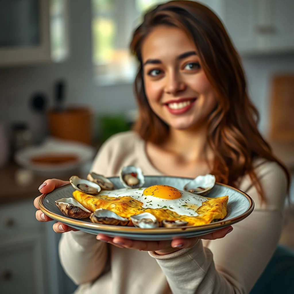 Oyster Omelette – paleo recipe
