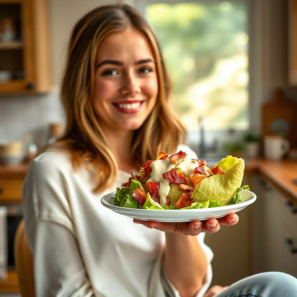 Classic Wedge Salad with Bacon and Creamy Coconut Milk Chedd – paleo recipe