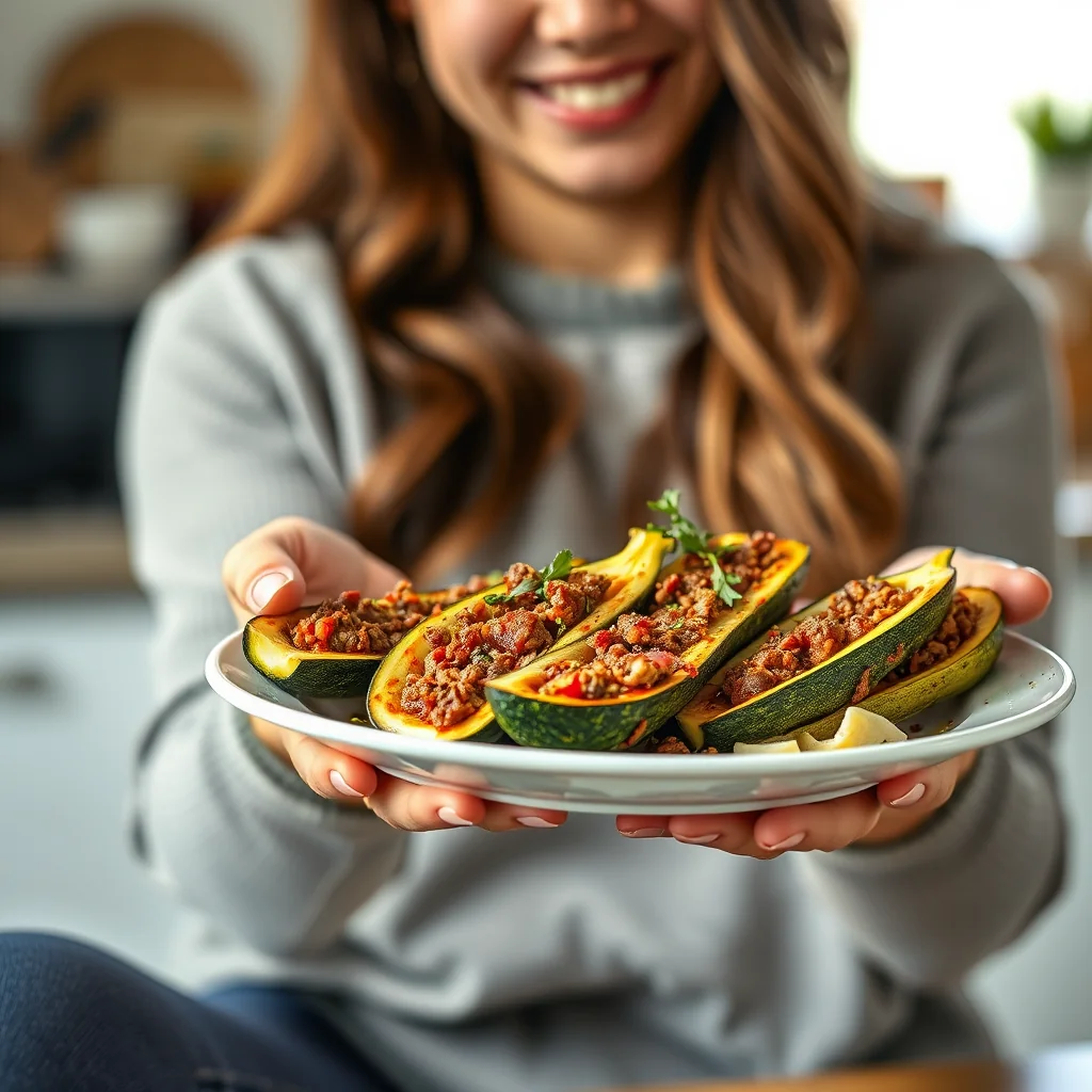STUFFED ZUCCHINI BOATS – stuffed zucchini boats