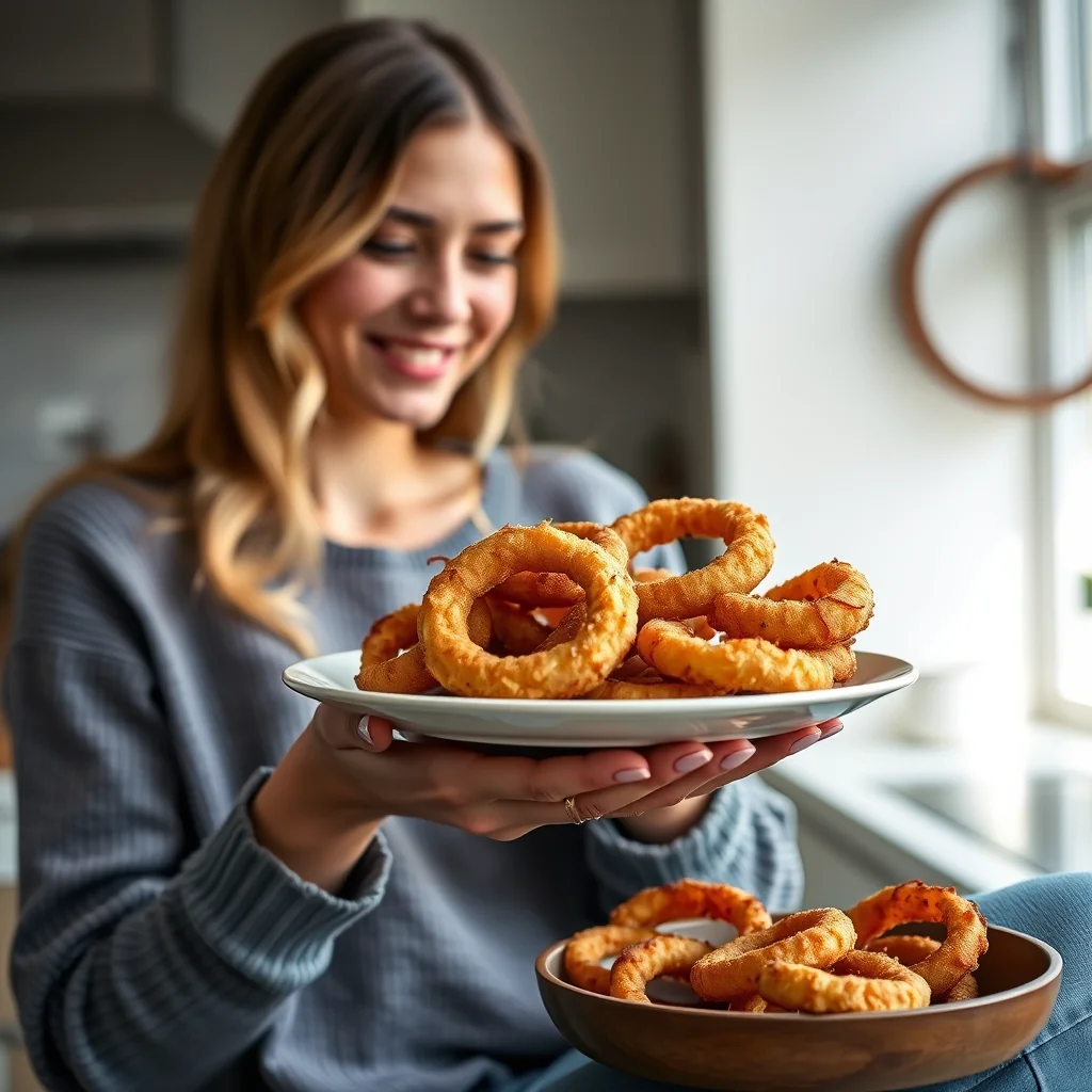 Crispy Oven-Fried Onion Rings – paleo recipe