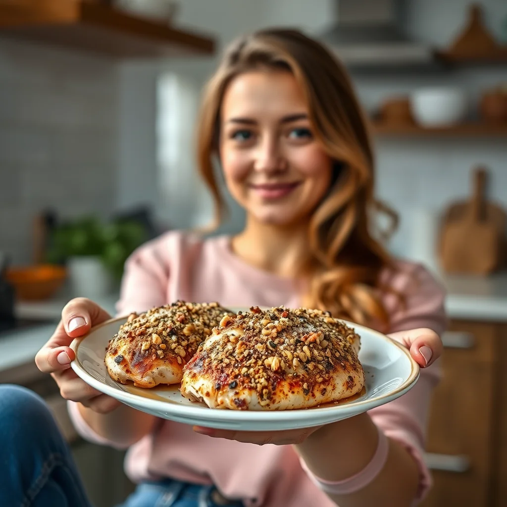 Nut-Crusted Chicken Breasts – paleo recipe