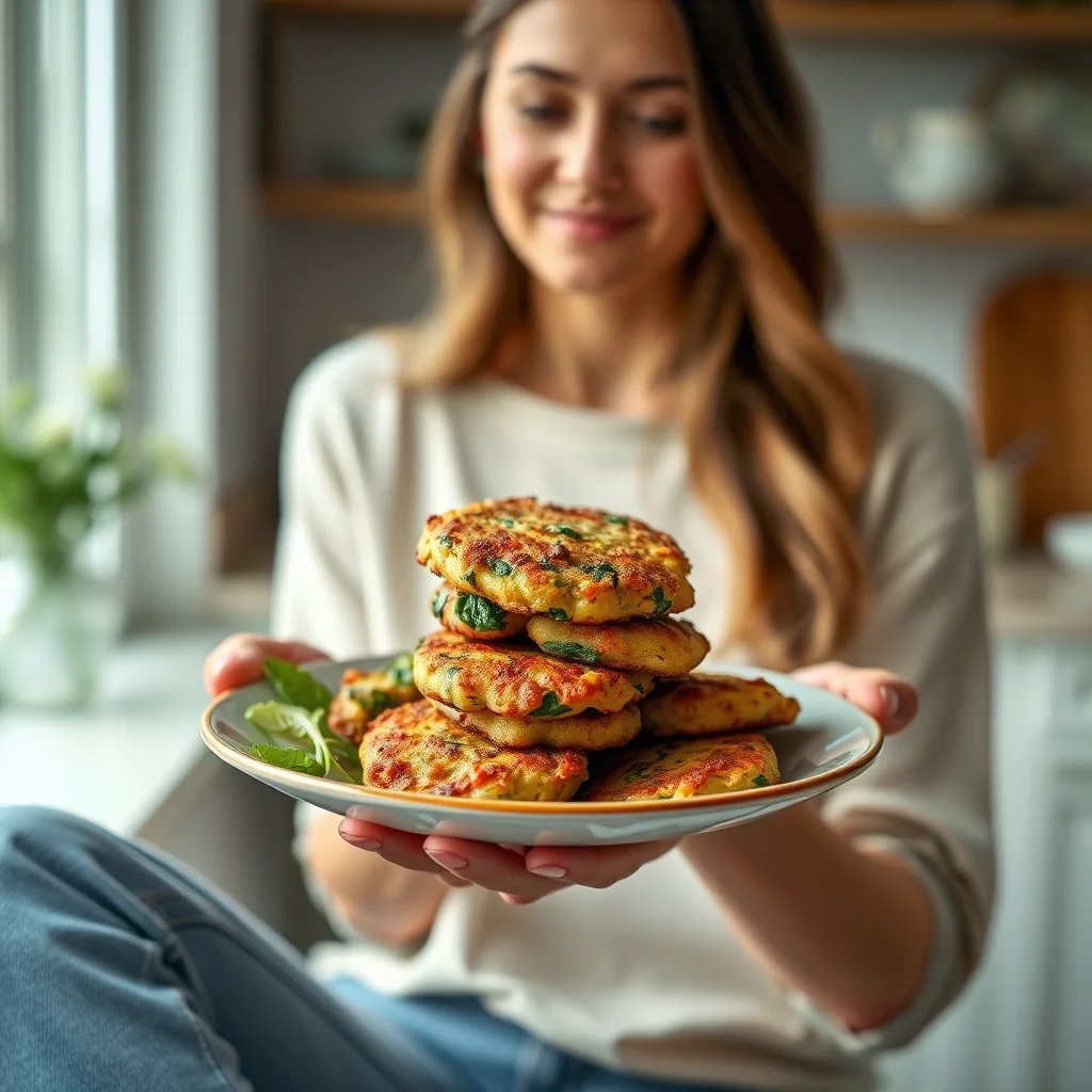 ZUCCHINI-SPINACH FRITTERS – zucchini-spinach fritters