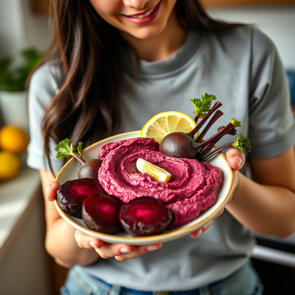 BEET HUMMUS – beet hummus