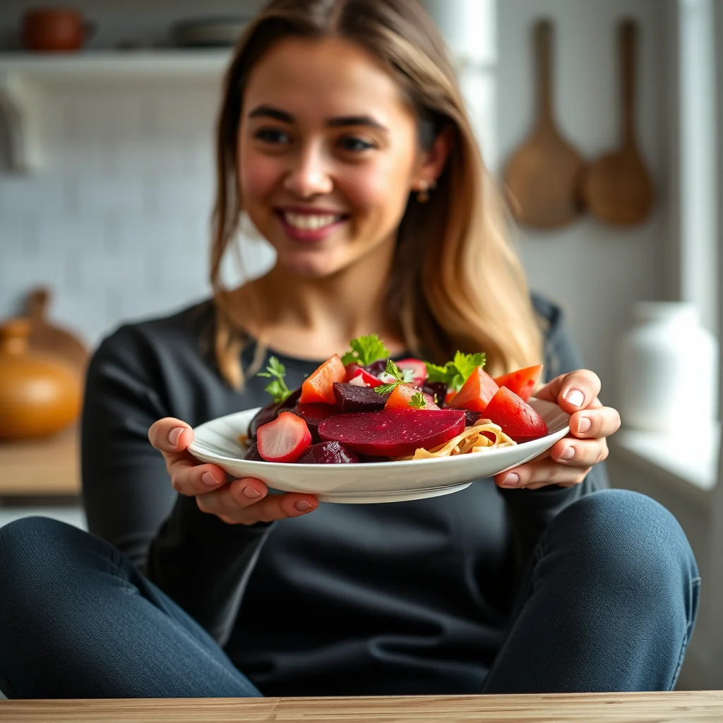 BEET-NOODLE SALAD – beet-noodle salad
