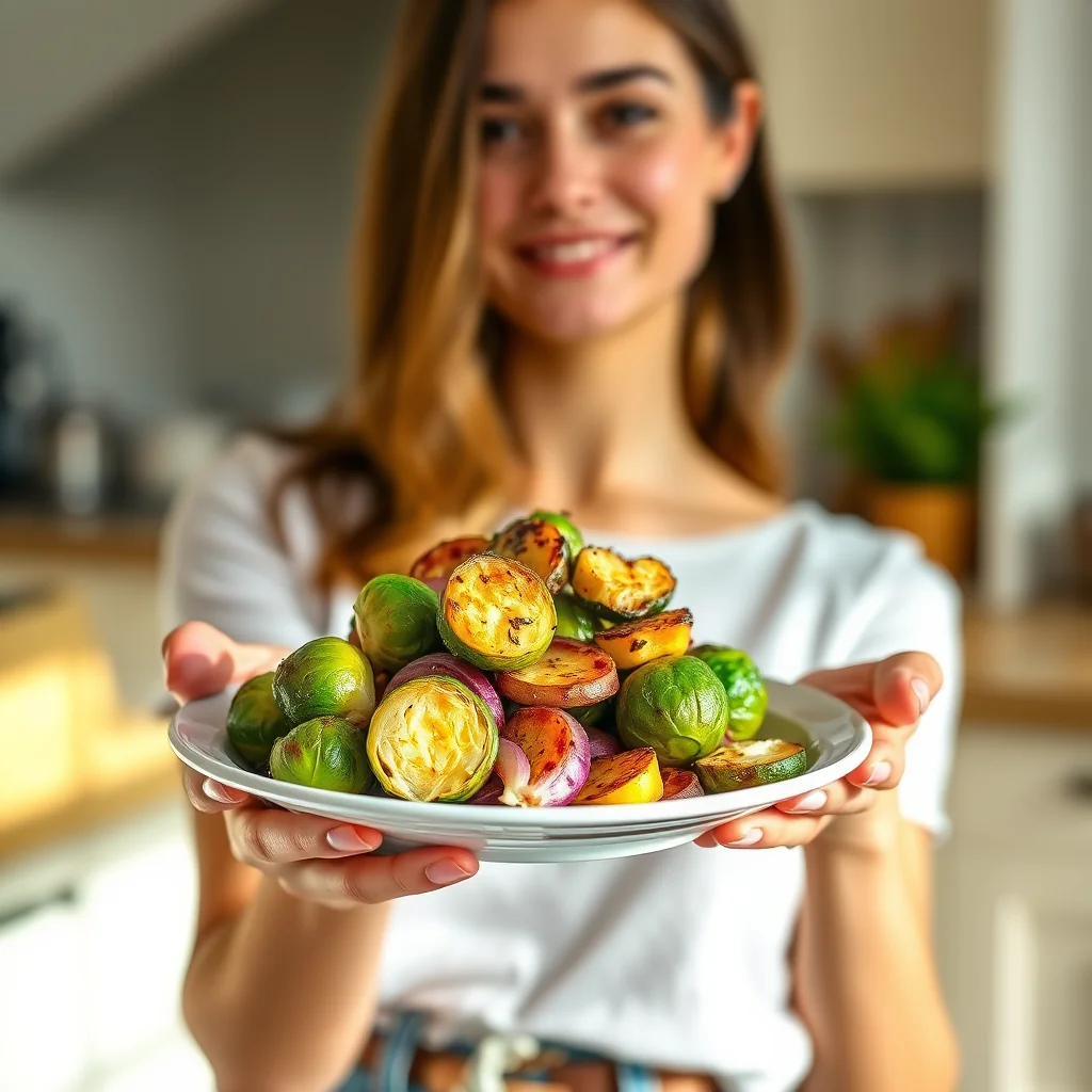 ROASTED BRUSSELS SPROUT SKEWERS – roasted brussels sprout skewers