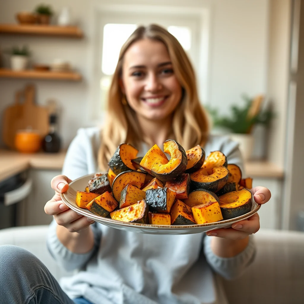 ROASTED SQUASH WITH CINNAMON – roasted squash with cinnamon