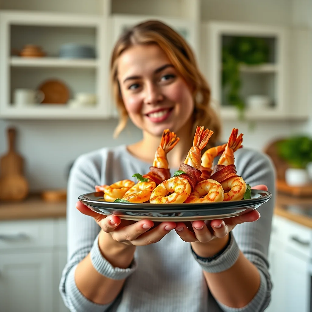 Bacon And Basil Wrapped Shrimp – bacon and basil wrapped shrimp