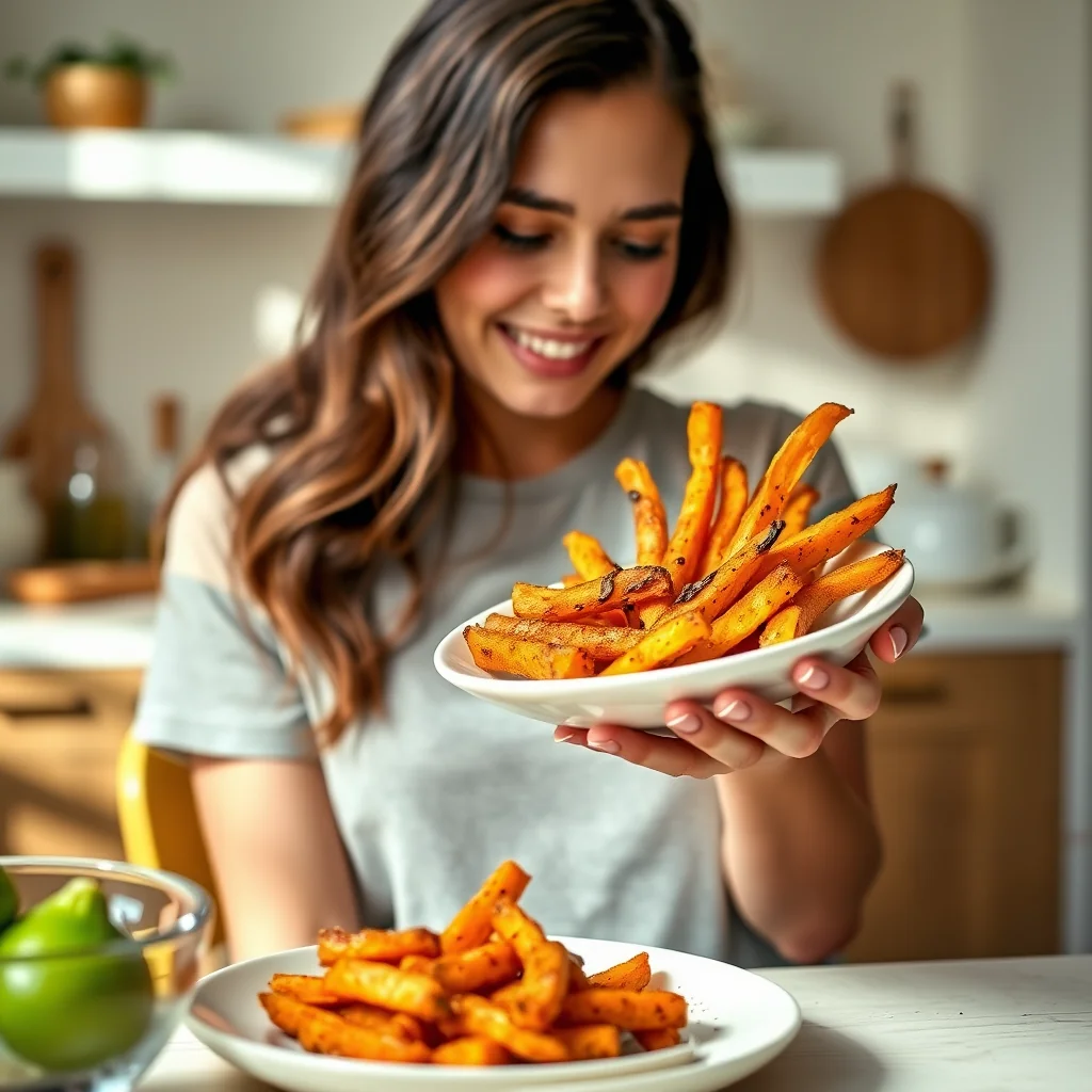 CHILI-LIME SWEET POTATO FRIES – chili-lime sweet potato fries
